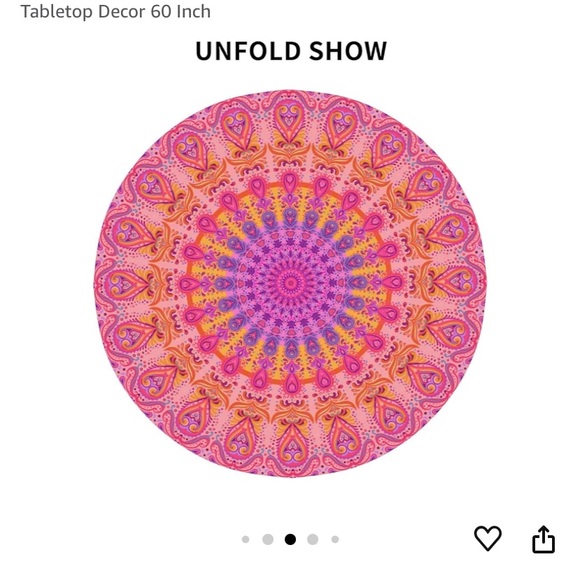 Freehotu round tablecloth - Picture 5 of 11